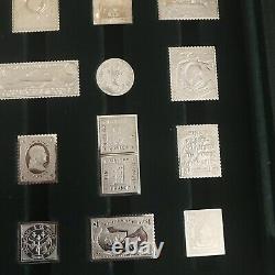 SILVER PROOFS of Worlds Greatest Stamps International Society of Postmasters