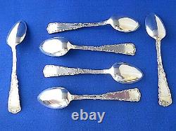 SIX Watrous VENUS Sterling Silver 5 1/2 Spoons No Mono 116 Grams International