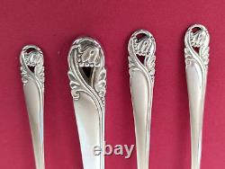 SPRING GLORY by International STERLING SILVER 4 pc Place Setting 1942 No Monos