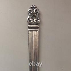 STERLING SILVER INTERNATIONAL ROYAL DANISH FISH SERVING FORK 9 110g + Knives