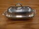 Scarce International Prelude Sterling Silver & Glass Butter Dish #x2-3