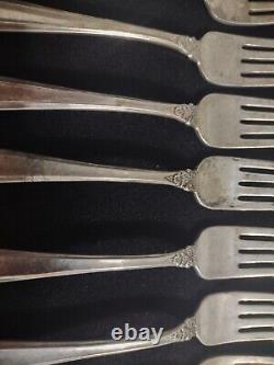 Set 12 International Prelude Sterling Silver Dinner Forks 7-1/4'' (lot 406)