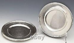 Set! 6 pc. International Sterling Silver Bread Dessert Plates Chargers H413