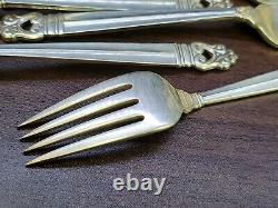 Set of 10 International Sterling Royal Danish Silver 7 5/8'' Dinner Forks