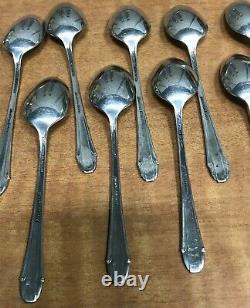 Set of 12 ENCHANTRESS International Sterling Silver Coffee Demi Spoons 4 1/8