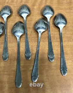 Set of 12 ENCHANTRESS International Sterling Silver Coffee Demi Spoons 4 1/8
