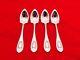 Set Of 4 International Sterling Silver Napoleon Heavy Fruit Spoons Zs-10