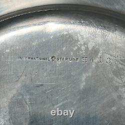 Set of 6 International Sterling Bread and Butter Plate Sterling Silver 6in H413