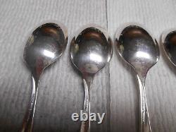 Set of 6 Rose Ballet Sterling Silver 6 Teaspoons by International NO MONO