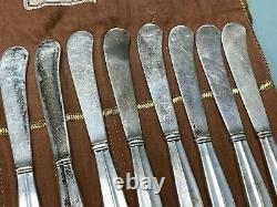 Set of 8 INTERNATIONAL STERLING SILVER 925 ROYAL DANISH 1939 Spreader Knives