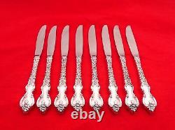 Set of 8 International Sterling Silver Dubarry Place Knives HP-10