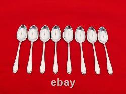 Set of 8 International Sterling Silver Nosegay Demitasse Spoons SK-4