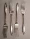 Set Of Four Vintage International Sterling Silver Prelude Dinner Forks