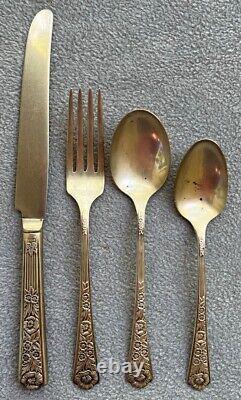 Set of SIX International Century Sterling Silver Royal Rose Dinner Forks