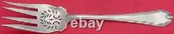 Shirley By International Sterling Silver Cold Meat Fork Pierced 8 3/8