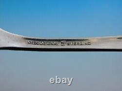Silver Iris by International Sterling Silver Flatware Set for 8 Service 39 pcs