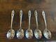 Silver Iris By International Sterling Silver Spoon Approx 6 3/8 Set Of 5