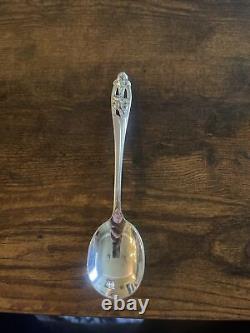 Silver Iris by International Sterling Silver Spoon Approx 6 3/8 Set Of 5