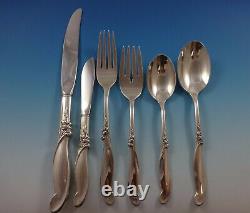 Silver Melody by International Sterling Silver Flatware Set 12 Service 72 Pieces