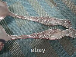 Simpson Hall International Sterling Silver Frontenac Lily 2 pc Salad Set