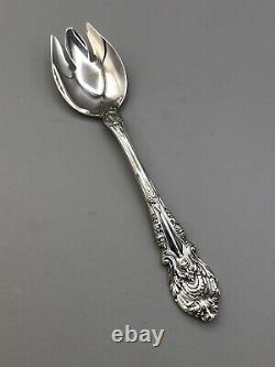 Sir Christopher Wallace Sterling Silver set of 8 Ice Cream Spoon/Fork 5 5/8