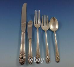 Spring Glory by International Sterling Silver Flatware Service Set 46 Pieces