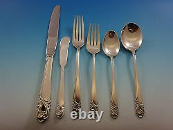 Spring Glory by International Sterling Silver Flatware Set 12 Service 72 Pieces