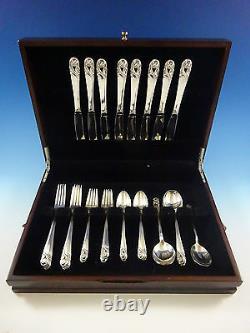 Spring Glory by International Sterling Silver Flatware Set For 8 Service 41 Pcs