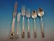 Spring Glory By International Sterling Silver Flatware Set For 12 Service 80 Pcs