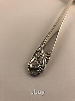 Spring Glory by International Sterling Silver Solid Salad Serving Spoon 9 1/8
