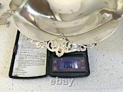 Sterling Compote Pierced Pattern International Silver Co. Not Weighted NOT SCRAP