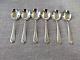 Sterling Silver Bouillon Soup Spoons/teaspoons International Shirley Set Of 6