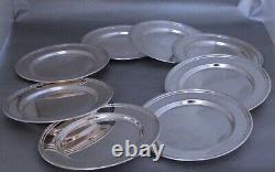 Sterling Silver Bread Plates by International H575 set of eight