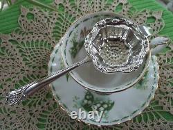 Sterling Silver Tea Strainer INTERNATIONAL STERLING SPRING GLORY Pattern