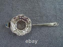 Sterling Silver Tea Strainer INTERNATIONAL STERLING SPRING GLORY Pattern