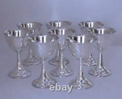 Sterling Silver Wine Goblets by International Lord Saybrook Pattern