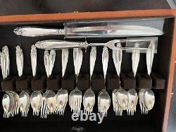 Sterling silver flatwear international prelude. Used fewer than 4 times with box