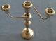 Two International Sterling Silver 3 Light Candelabra Candle Holders