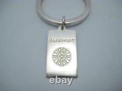 Tiffany & Co. Sterling Passport Tag International Travel Key Ring Pouch A