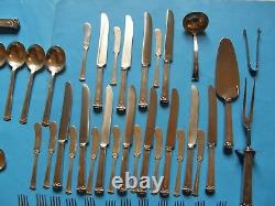Trianon By International Sterling Silver Flatware Set 12 Service 115 Pieces