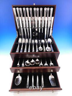 Trianon by International Sterling Silver Flatware Set 12 Service 138 Pcs Dinner