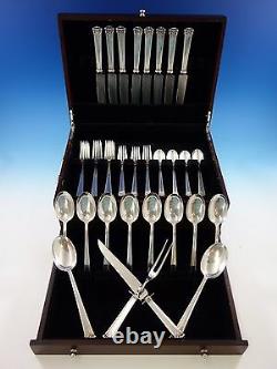 Trianon by International Sterling Silver Flatware Set Dinner Service 44 Pieces