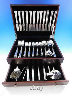 Trianon by International Sterling Silver Flatware Set for 12 Service 79 Pieces