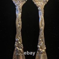 Two Sterling Silver Cocktail Forks-Frontenac-International Silver-No Mono