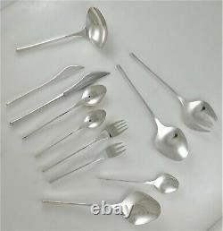 VISION International Sterling Silver 62 Pcs Flatware Set for 8 Pearson 1961 WOW