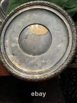 Vintage International Sterling Silver 10-1/2D Round Tray Plate PRELUDE H229