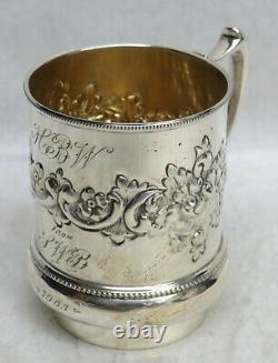 Vintage International Sterling Silver 3 Coffee Cup / Mug