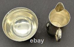 Vintage International Sterling Silver Creamer & Sugar Bowl Set C120 212 g