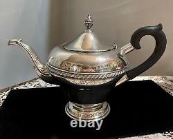 Vintage International Sterling Teapotebony Handle. 925