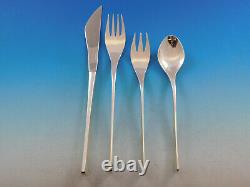 Vision by International Sterling Silver Flatware Set Service 32 Pieces Modern
